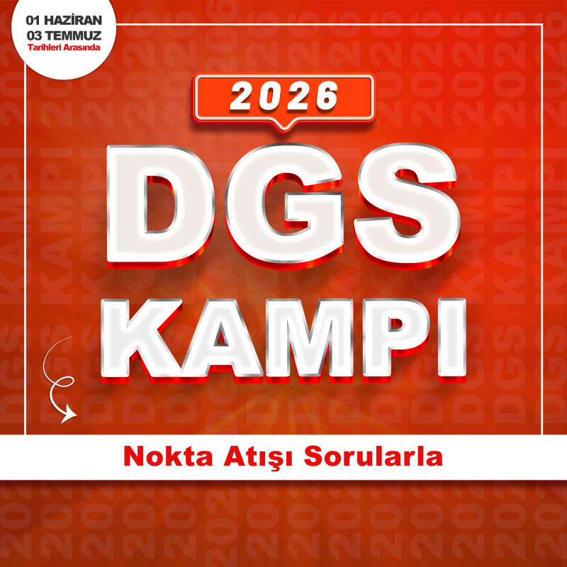 2026 DGS Nokta Atışı Sorularla Soru Çözüm Kampı - 