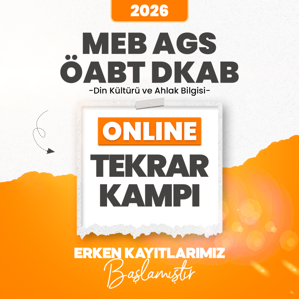 2026 DKAB ÖABT + MEB AGS Nokta Atışı Soru Çözümleriyle Genel Tekrar Kampı - 1