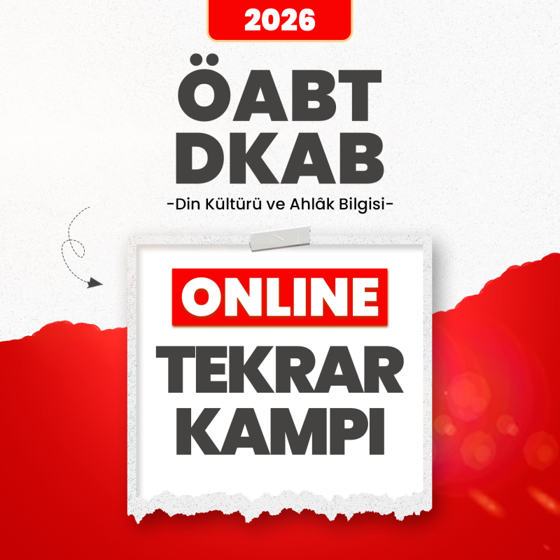 2026 DKAB ÖABT Nokta Atışı Soru Çözümleriyle Genel Tekrar Kampı - 