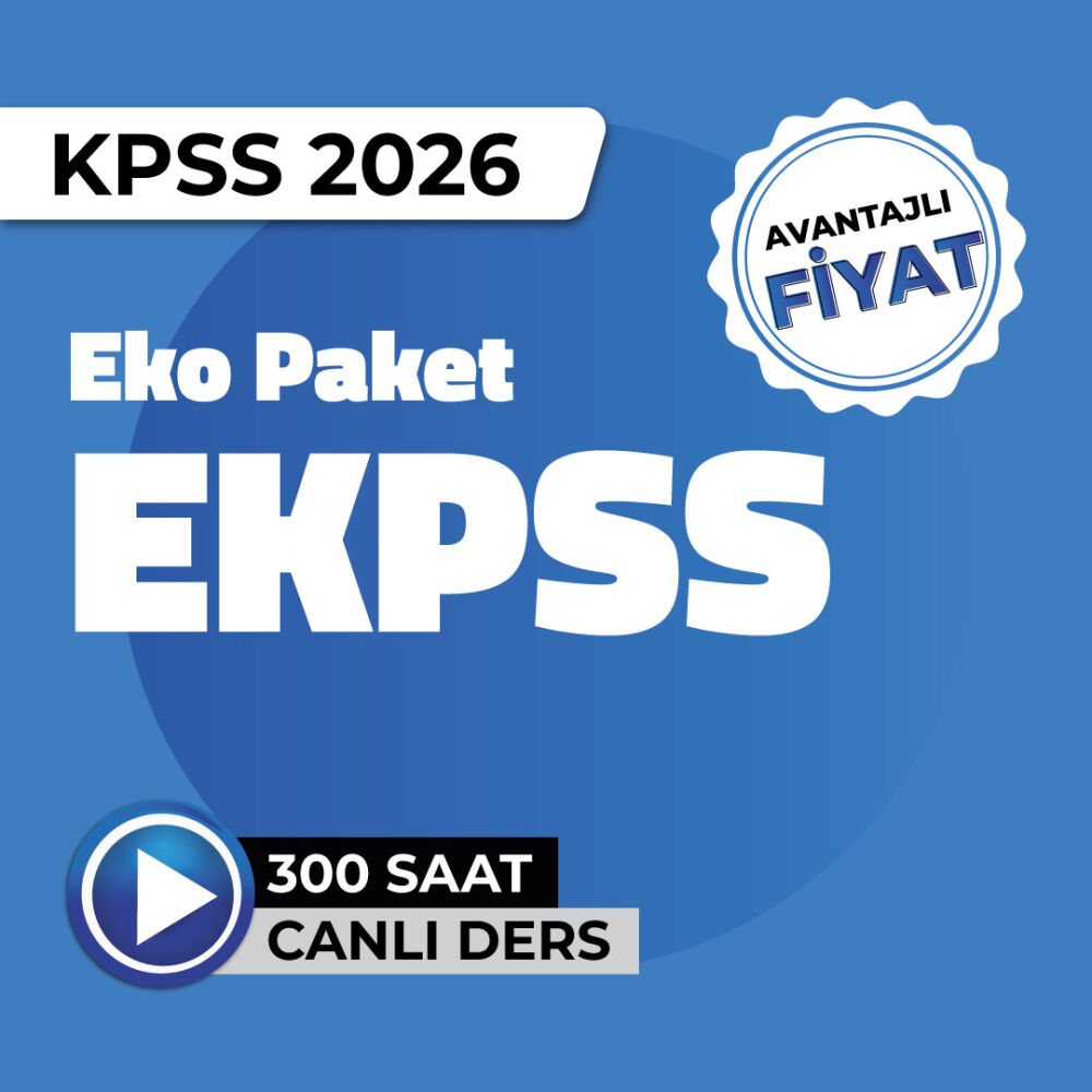 2026 - EKPSS - Eko Paket Canlı Program - 1