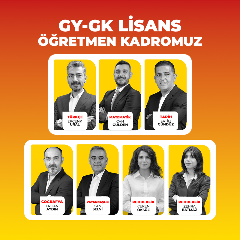 2026 - GYGK Lisans Ocak Grubu | Hafta İçi Sabah Programı - 2