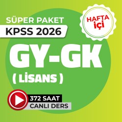2026 - GYGK Lisans Hafta İçi Süper Paket - 6 Kitap - 1