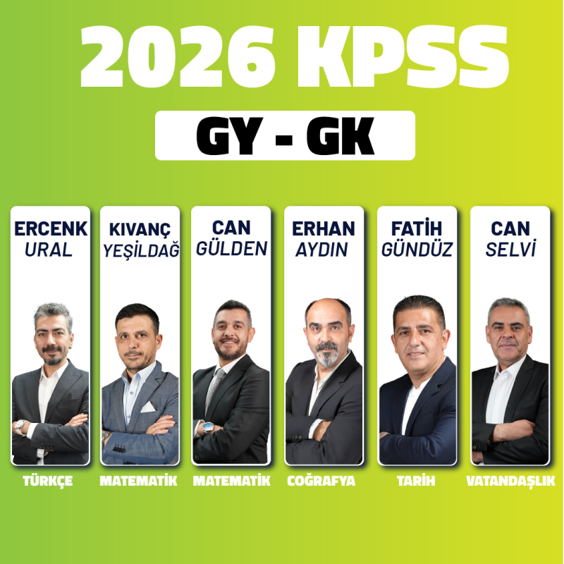 2026 - GYGK Lisans Hafta İçi Süper Paket - 11 Kitap - 2