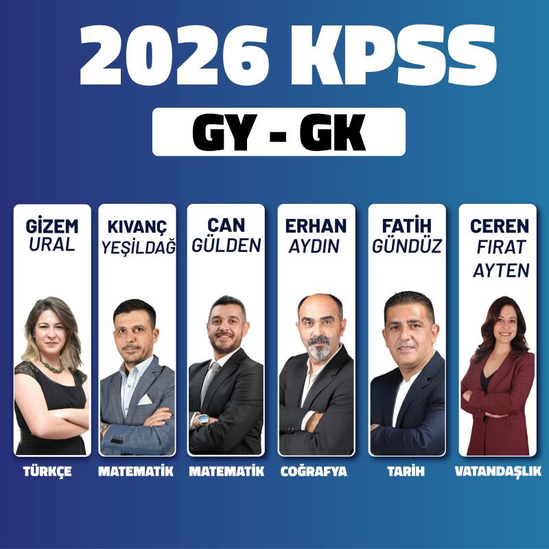2026 - GYGK Lisans Hafta Sonu Eko Paket - 6 Kitap - 2