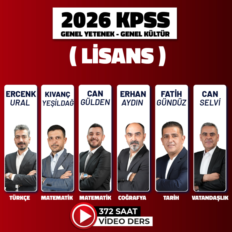 2026 - GYGK Lisans Video Kayıt - 1