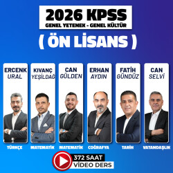 2026 - GYGK Ön Lisans Video Kayıt - 1