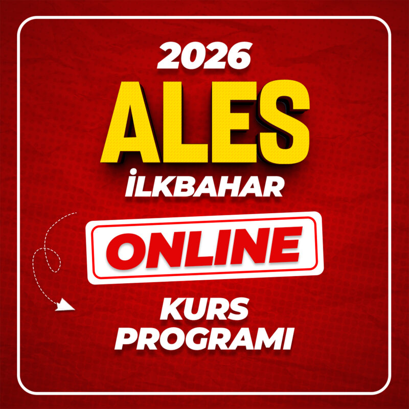 2026 İlkbahar ALES Hazırlık Programı - 