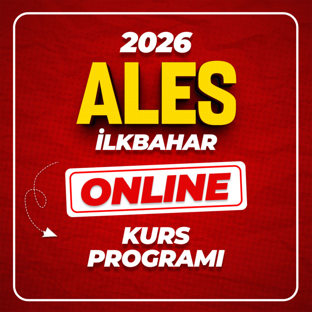 2026 İlkbahar ALES Hazırlık Programı - 1