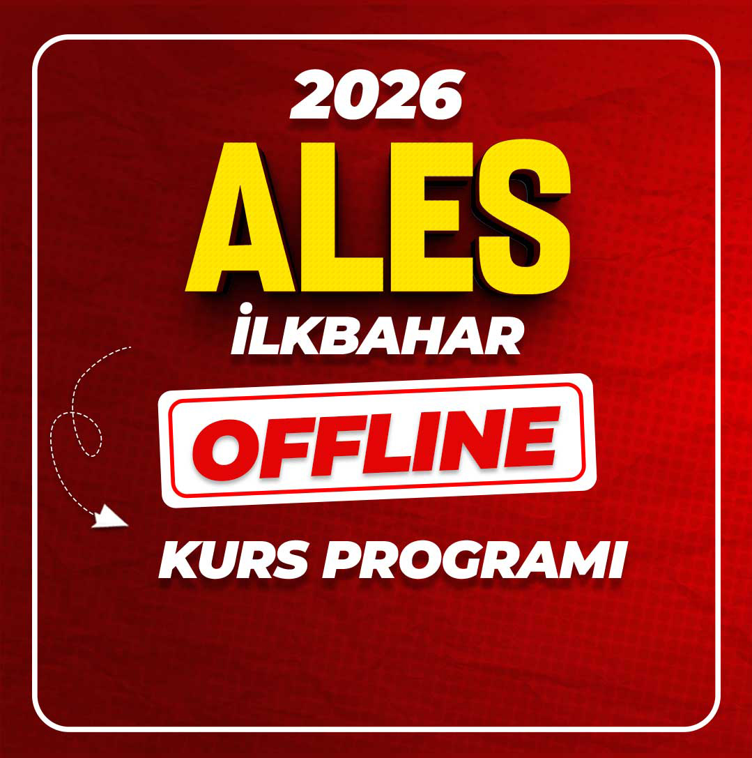 2026 İlkbahar ALES Offline Video Ders Paketi - 1