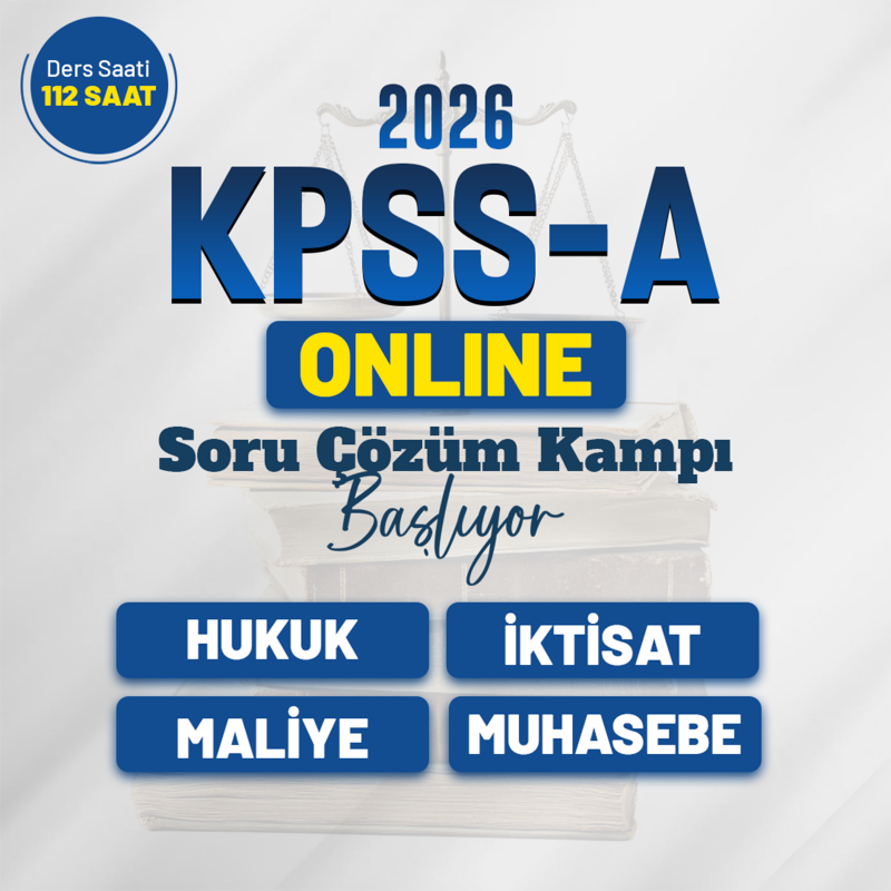 2026 KPSS - A Genel Tekrar Kampı - 1