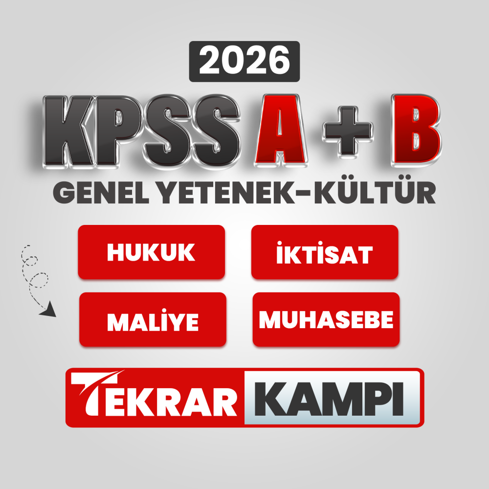 2026 KPSS A Grubu ve KPSS B (GY-GK) Grubu Tekrar Kampı Programı - 1