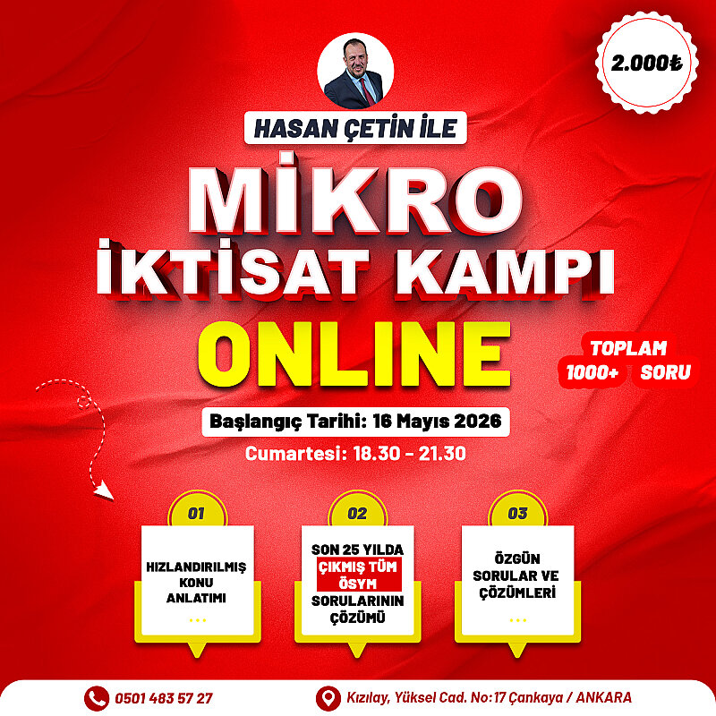 2026 KPSS A Mikro İktisat - Canlı Program - 