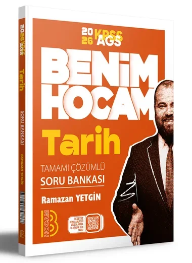 2026 KPSS AGS Tarih Tamamı Çözümlü Soru Bankası Benim Hocam Yayınları - 1