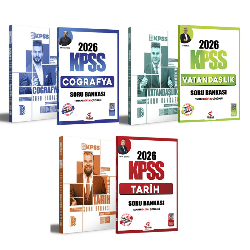 2026 KPSS Benim Hocam - Tekrar Akademi Genel Kültür Soru Bankaları - 1