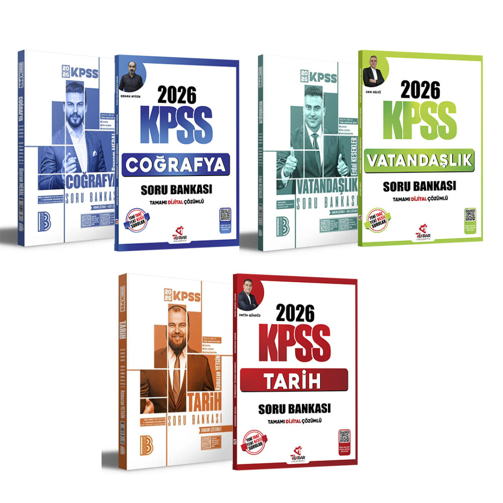 2026 KPSS Benim Hocam - Tekrar Akademi Genel Kültür Soru Bankaları - 1