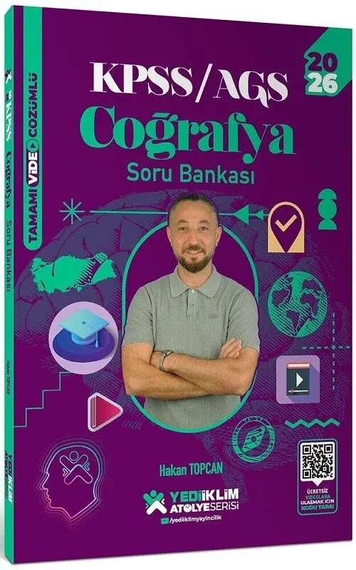 2026 KPSS Coğrafya Atölye Soru Bankası Çözümlü - Hakan Topcan Yediiklim Yayınları - 1