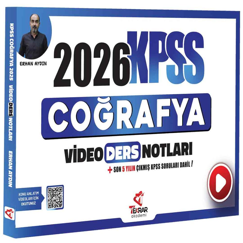 2026 KPSS Coğrafya Video Ders Notu Tekrar Akademi - 1