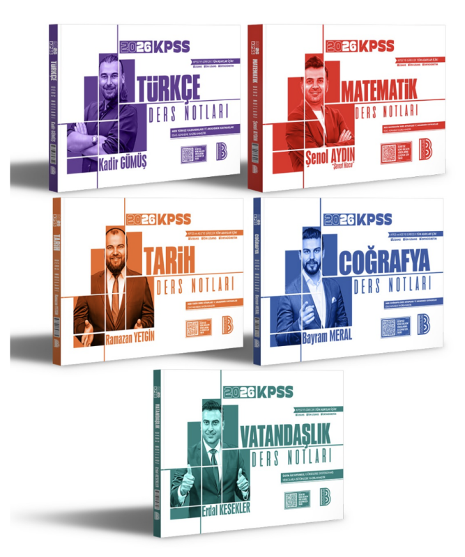 2026 KPSS Ders Notları Full Set Benim Hocam Yayınları - 