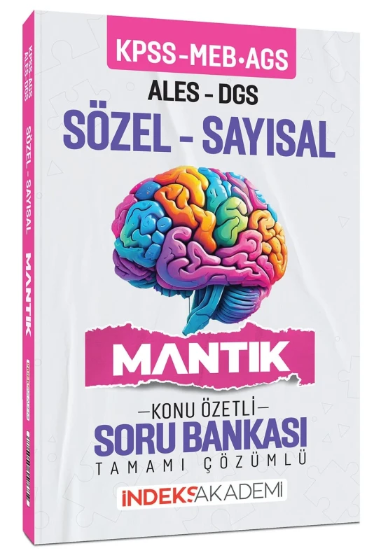 2026 KPSS MEB-AGS ALES DGS Sözel-Sayısal Mantık Konu Özetli Soru Bankası Çözümlü İndeks Akademi Yayıncılık - 1