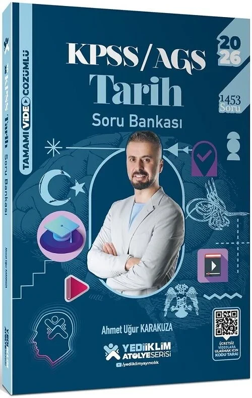 2026 KPSS Tarih Atölye Soru Bankası Çözümlü - Ahmet Uğur Karakuza Yediiklim Yayınları - 1