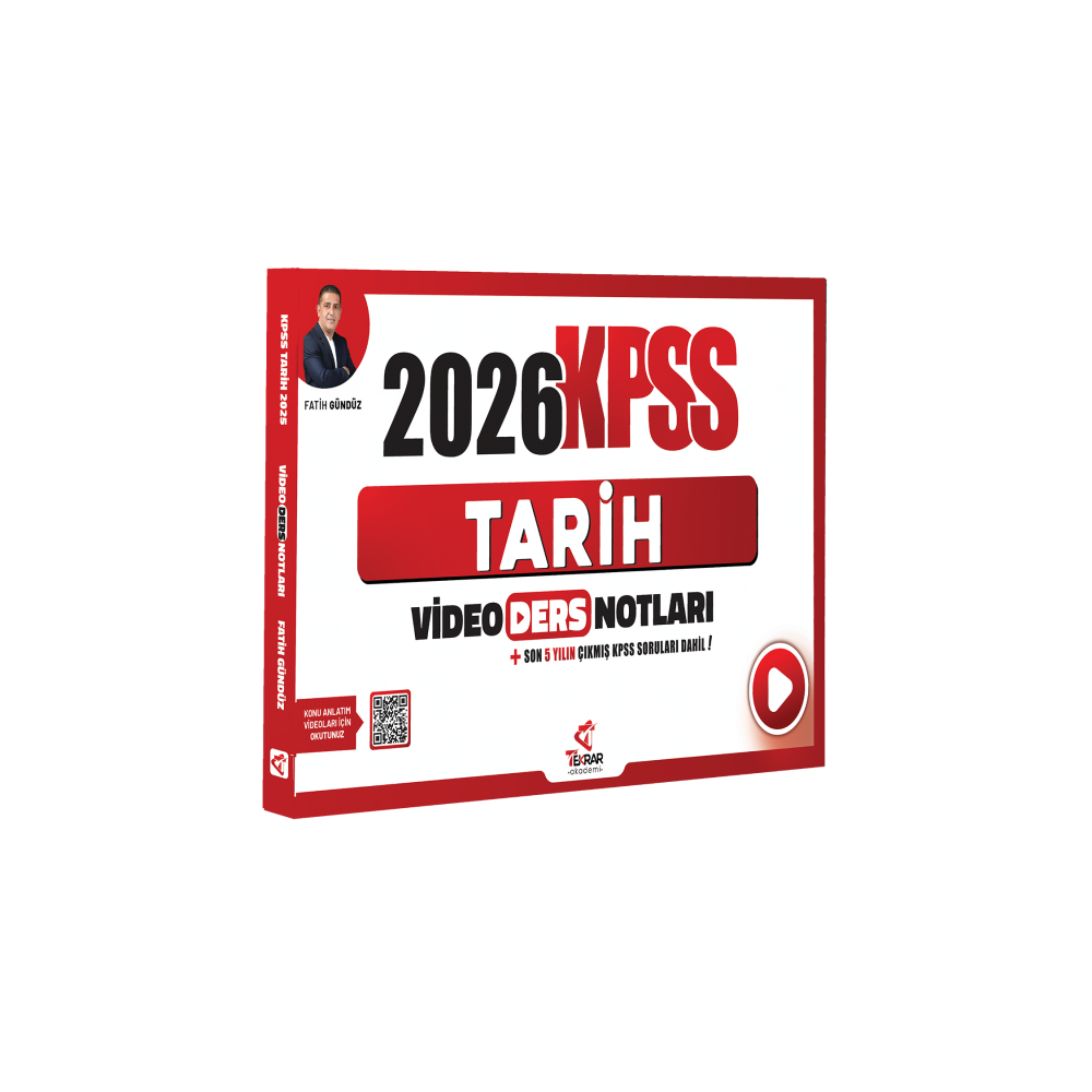 2026 KPSS Tarih Video Ders Notu - 1