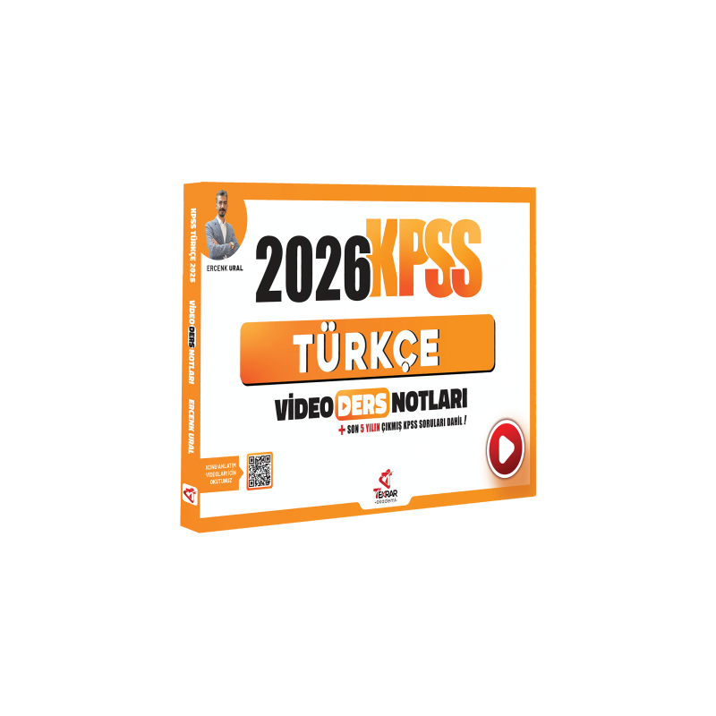2026 KPSS Türkçe Video Ders Notu - 1