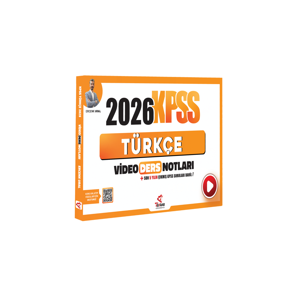 2026 KPSS Türkçe Video Ders Notu - 1