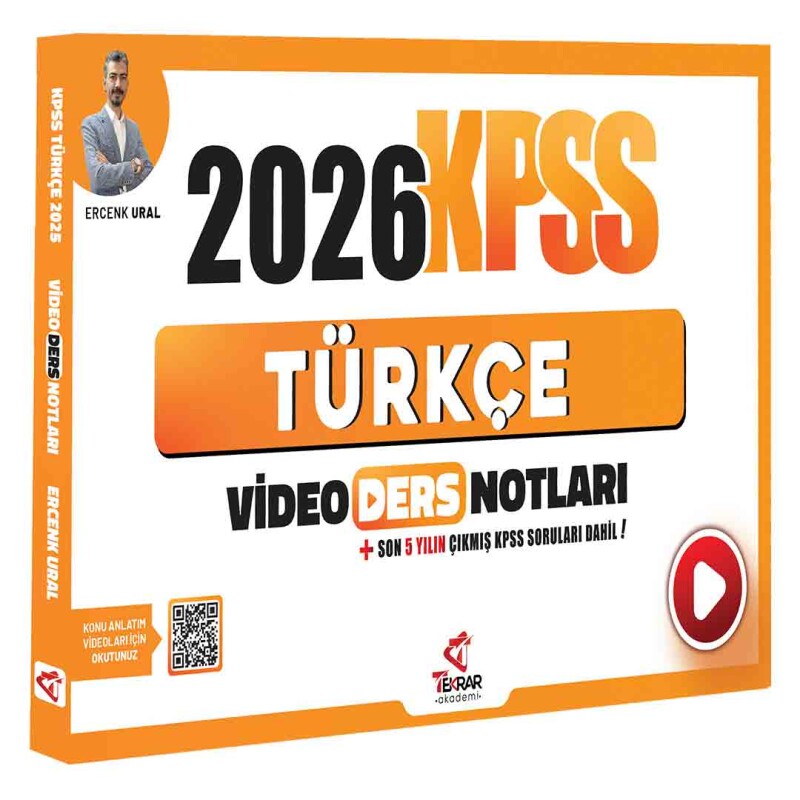 2026 KPSS Türkçe Video Ders Notu Tekrar Akademi - 1