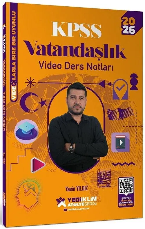 2026 KPSS Vatandaşlık Atölye Video Ders Notları - Yasin Yıldız Yediiklim Yayınları - 1