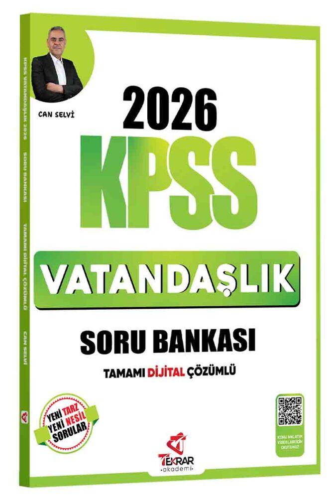 2026 KPSS Vatandaşlık Soru Bankası Tekrar Akademi - 1