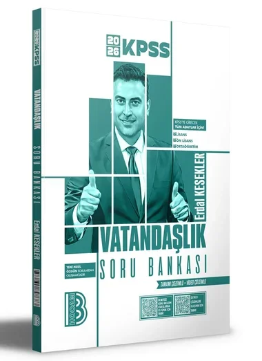 2026 KPSS Vatandaşlık Tamamı Video Çözümlü Soru Bankası Benim Hocam Yayınları - 1