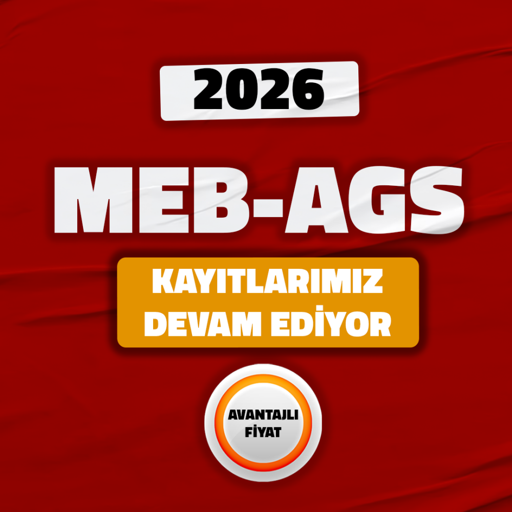 2026 - MEB AGS (Akademi Giriş Sınavı) - Canlı Hafta Sonu Programı - 1