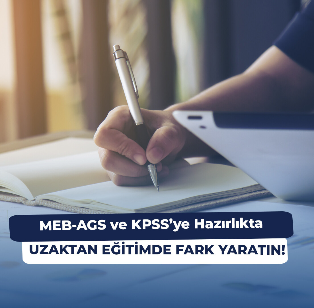 MEB AGS'ye Hazırlıkta Uzaktan Eğitimde Fark Yaratın!