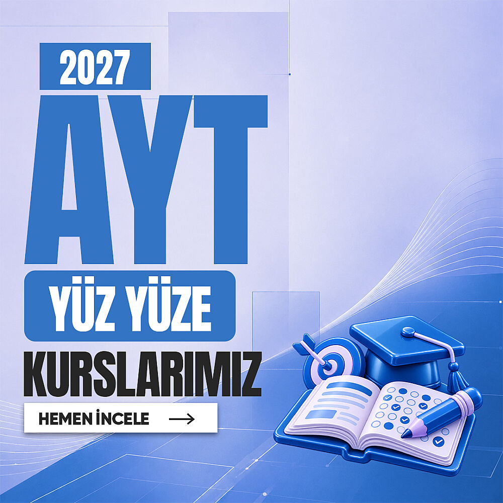 AYT (Alan Yeterlilik Testi) | Yüz Yüze Programı - 1