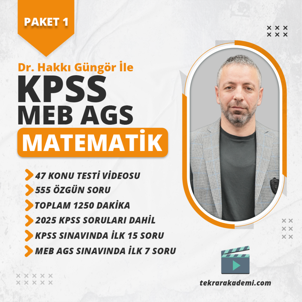 Dr. Hakkı Güngör ile 575 Soruda Temel Kavramlar & Temel İşlemler - 1