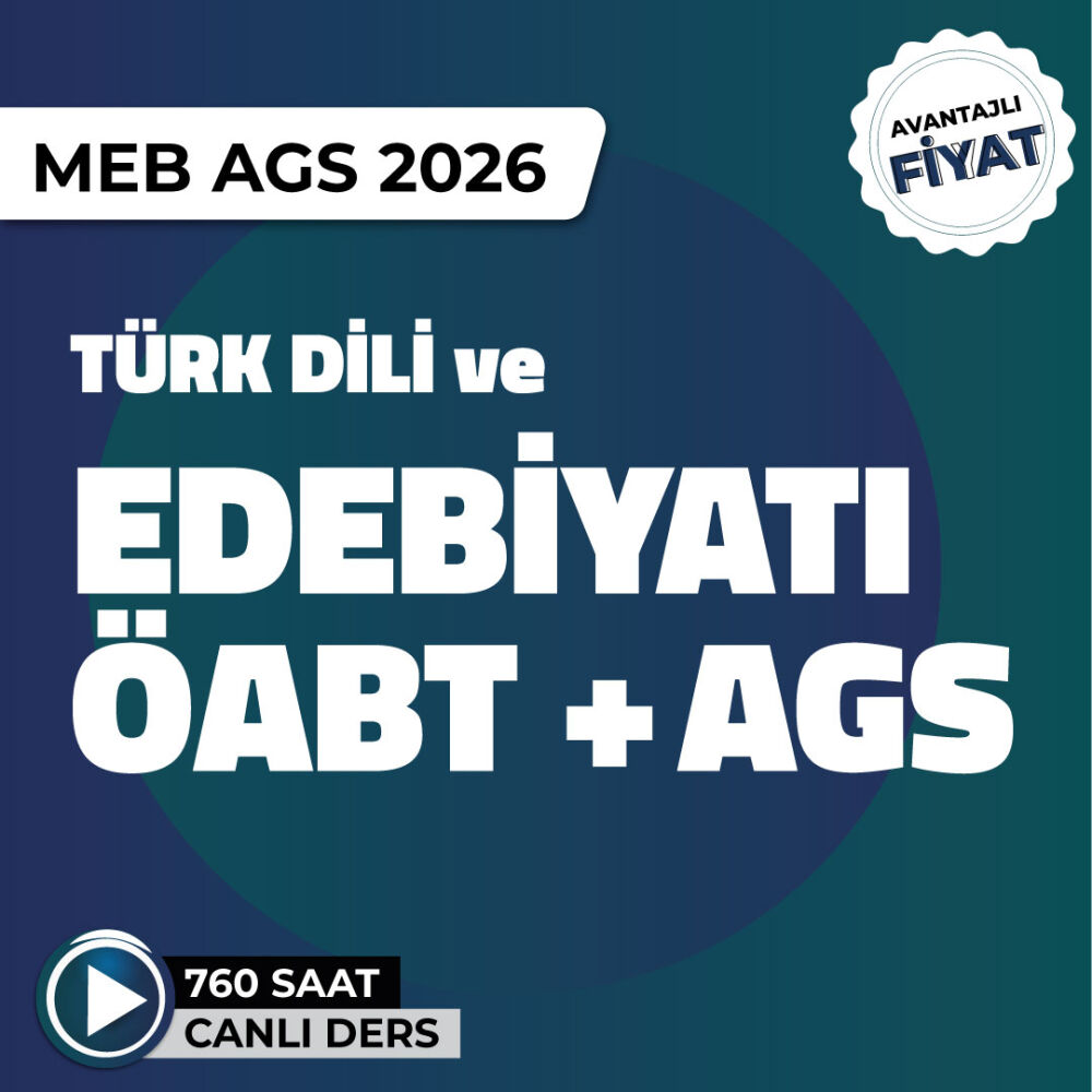 Edebiyat ÖABT + MEB AGS 2026 - Canlı Program - 1