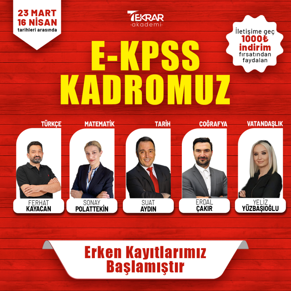 EKPSS 2026 GYGK Genel Tekrar Kampı - 2
