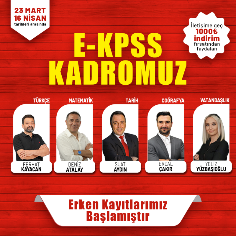 EKPSS 2026 GYGK Genel Tekrar Kampı - 2