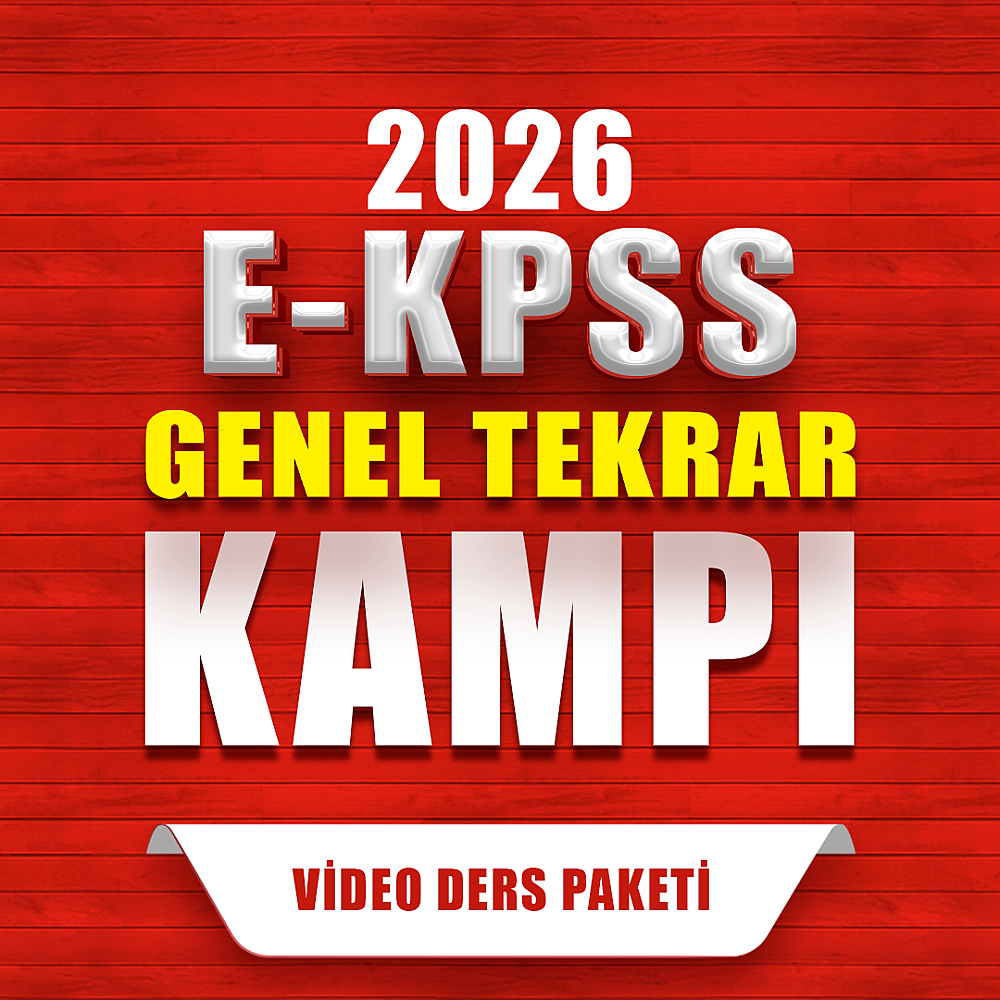 EKPSS 2026 GYGK Genel Tekrar Kampı Video Ders Paketi - 1