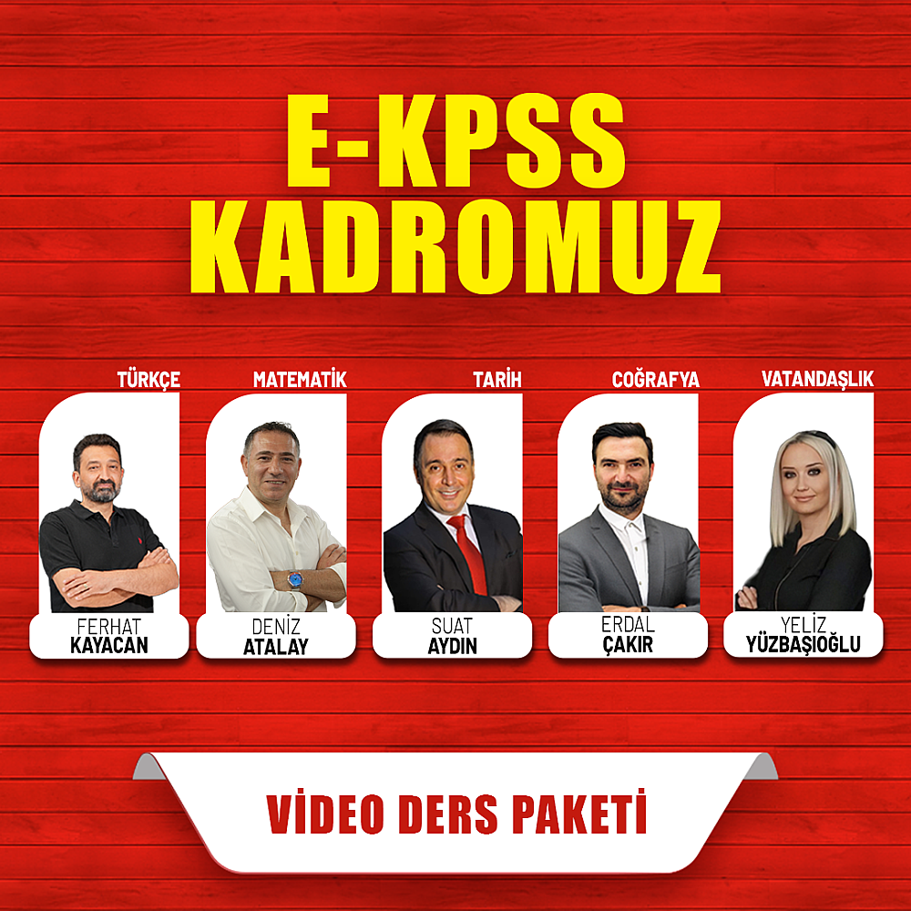 EKPSS 2026 GYGK Genel Tekrar Kampı Video Ders Paketi - 2