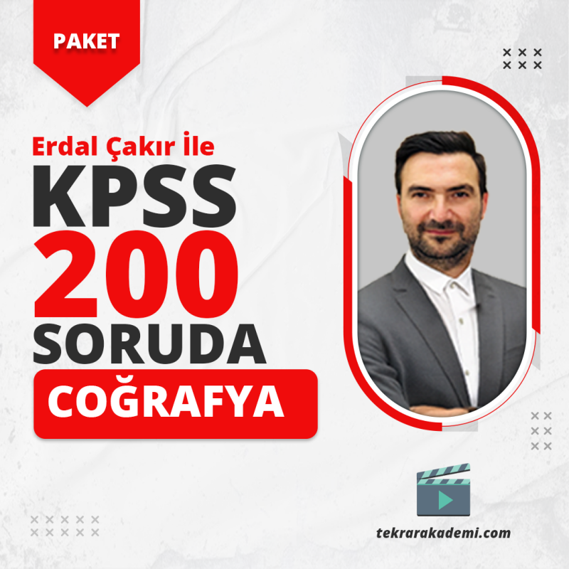 Erdal Çakır ile KPSS 2026 200 Soruda Coğrafya Video Soru Bankası - 