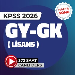 2026 GYGK - Hafta Sonu Programı - 1