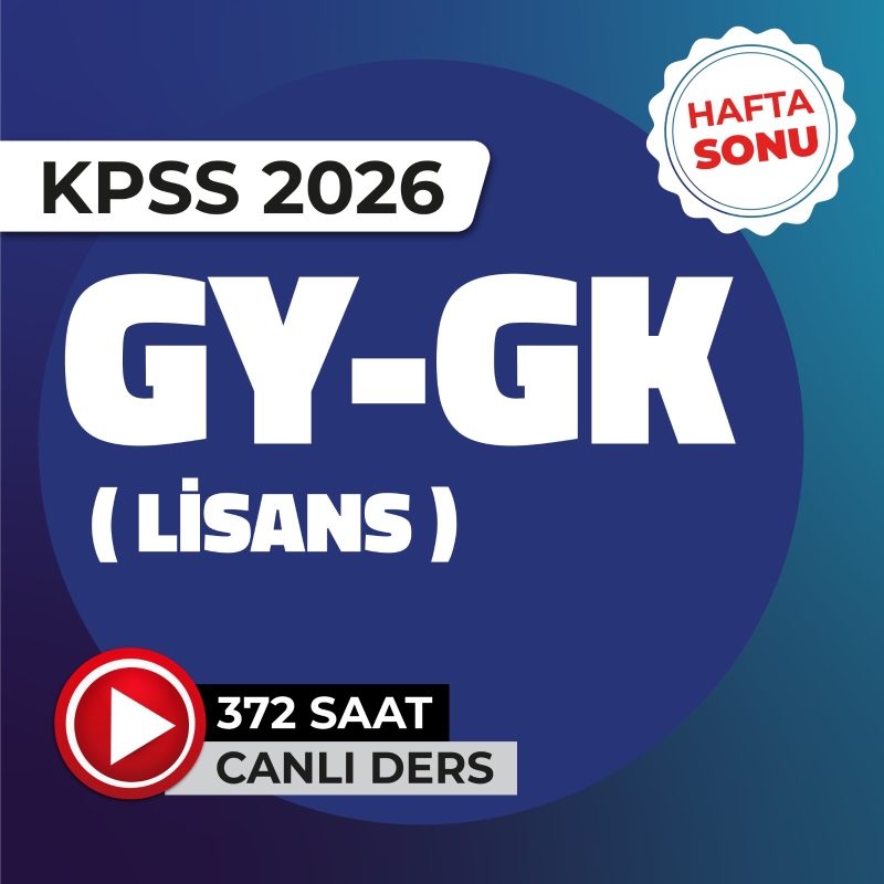 2026 GYGK - Hafta Sonu Programı - 1