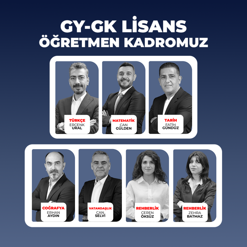 KPSS 2026 Lisans Ocak Grubu | Hafta içi Akşam Programı - 2
