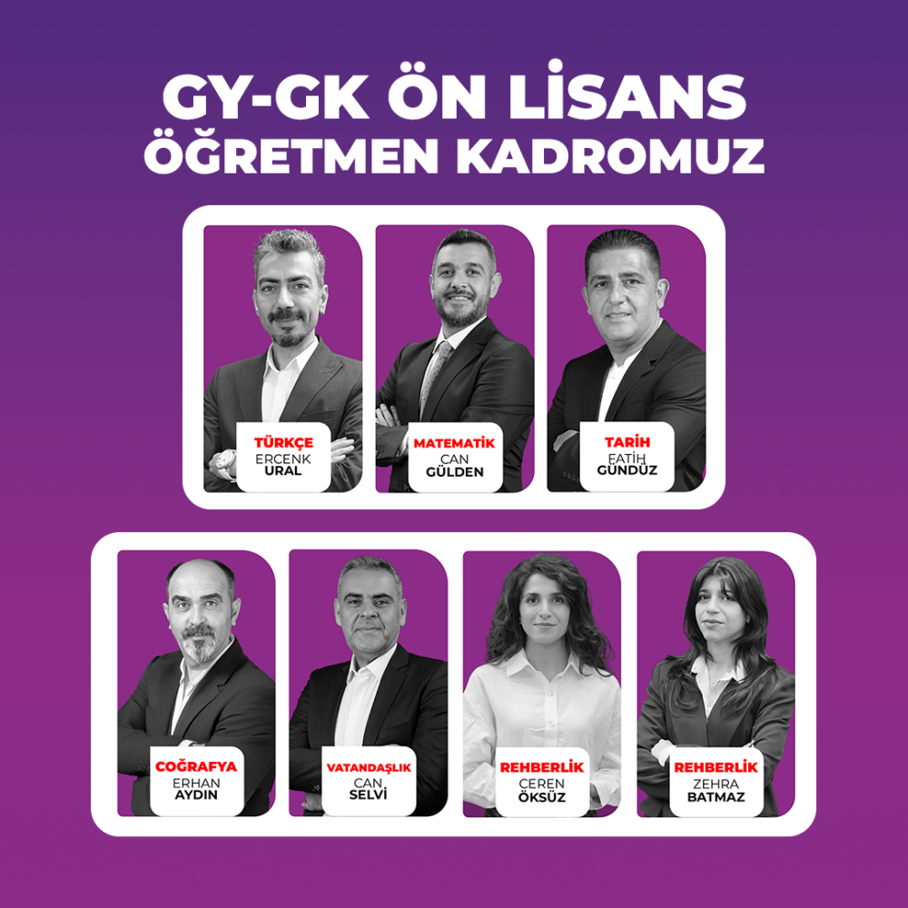 KPSS 2026 Ön Lisans Ocak Grubu | Hafta içi Akşam Programı - 2