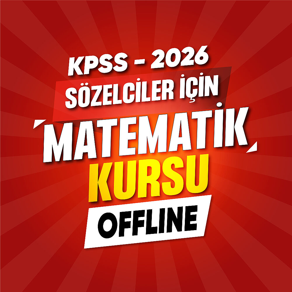 KPSS 2026 Sözelciler için Tek Ders Matematik Canlı Program - 1