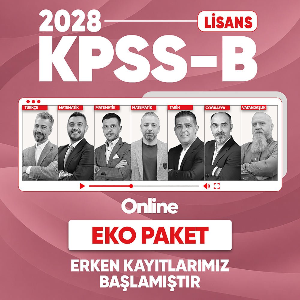 KPSS 2028 GYGK Lisans - Eko Paket - 1