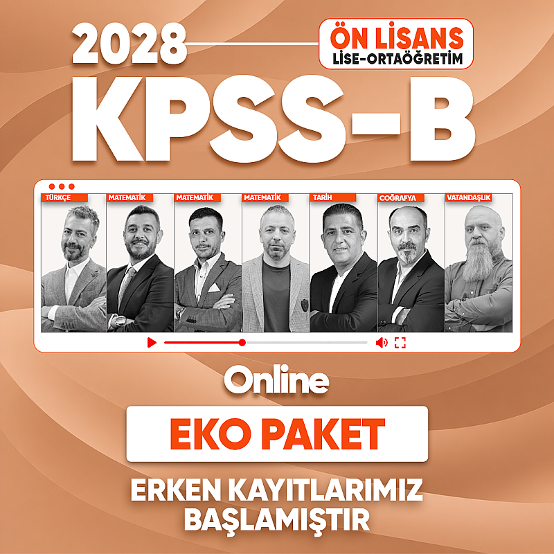 KPSS 2028 GYGK Ön Lisans - Eko Paket - 