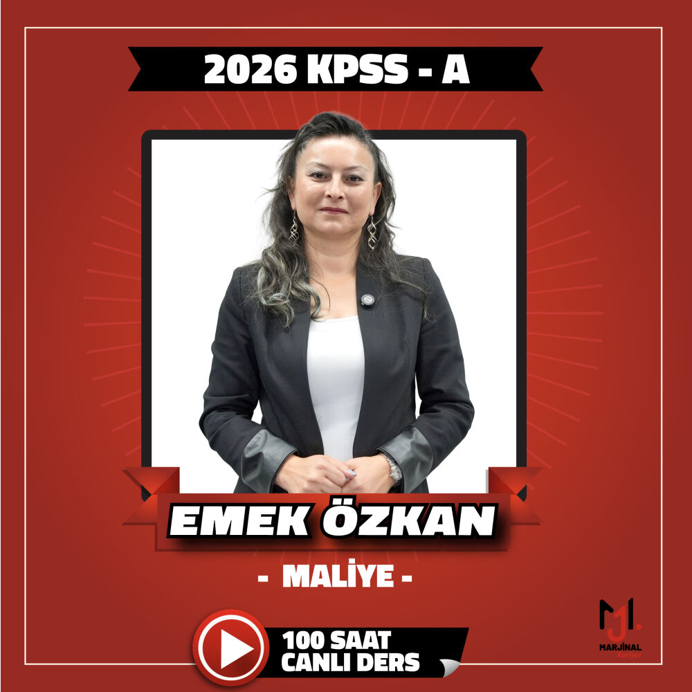 KPSS A 2026 Maliye - Canlı Ders / Video Ders Kaydı - 1