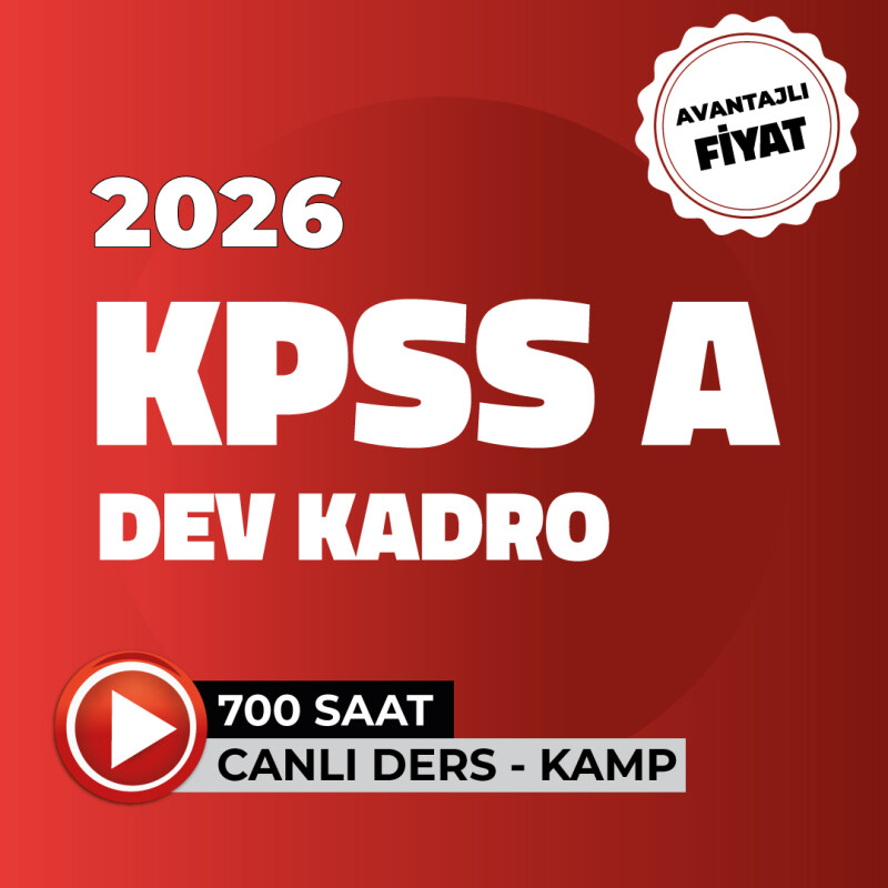 KPSS A Grubu Tüm Dersler 2026 - Canlı Program - 1